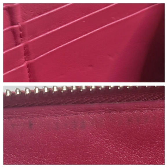 CHRISTIAN DIOR Cannage Patent Leather Zippy Long Wallet - Picture 7 of 13